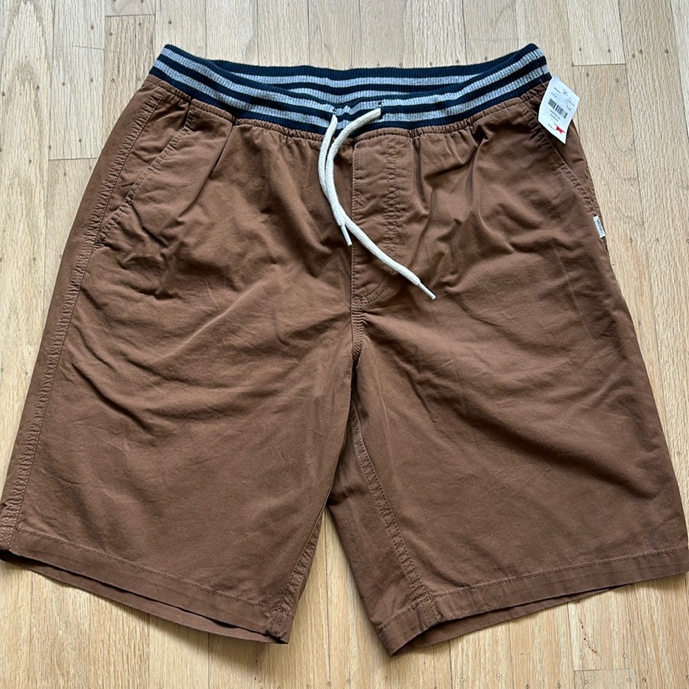 Vans men’s casual shorts, brown, size medium
